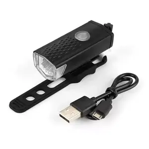 2024 nuova luce LED per bicicletta USB luce ricaricabile luce anteriore Set con fanale posteriore facile da installare accessori per biciclette per th