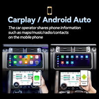 Carplay de navigation à écran rabattable Android 13 de 12.3 pouces pour Land Rover Range Rover Executive Sport 2013-2017 Radio multimédia automatique