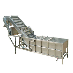 Laveuse à bande transporteuse <span class=keywords><strong>avec</strong></span> trémie pour légumes et fruits, machine à laver à bulles <span class=keywords><strong>avec</strong></span> sécheuse - Product Image 3