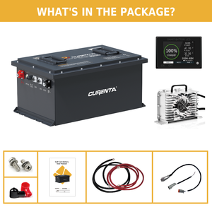 Batterie LiFePO4 48V 105Ah de qualité A à décharge profonde pour voiturette de golf avec chargeur et affichage – Stock US - Product Image 5