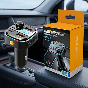 เครื่องชาร์จและเครื่องเล่น MP3 ในรถยนต์แบบบลูทูธ, เครื่องส่งสัญญาณ FM แบบมีสายอเนกประสงค์พร้อมที่ชาร์จในรถยนต์แบบ USB - Product Image 2