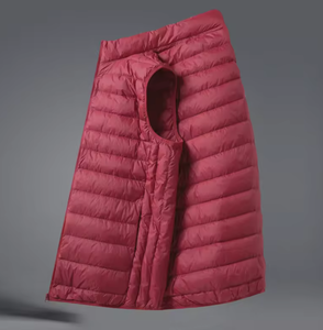 Autumn and winter unisex <b>white</b> duck down <b>vest</b>, waterproof, windproof, environmentally friendly outdoor <b>vest</b> - Product Image 5