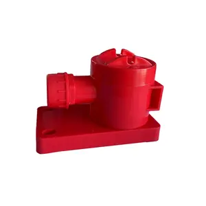 Vendita calda linea scatola di protezione rosso ferro fluoro rubinetto tubolare riscaldatore testa di plastica cavo scatola di giunzione