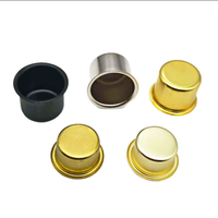 Lanternes et pots à bougies métalliques personnalisés en acier, cuivre et or, avec couvercle, pour bougies