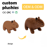 Jouets en peluche personnalisés, articles promotionnels, jouets décoratifs en peluche de personnages de dessins animés, éléphant en peluche avec accessoires personnalisés