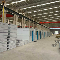 Conteneur pliable carré respirant de 20 pieds à installation rapide, maison préfabriquée pliable, mini-maison, bureau mobile, bâtiment commercial
