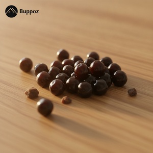 Perlas de Tapioca Negra para Té de Burbujas, Ingredientes para 5 Porciones/Caja, Listas para Comer - Product Image 3
