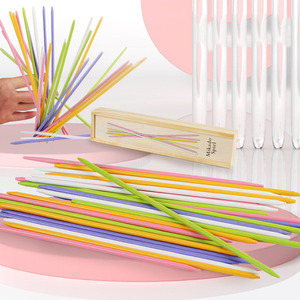 Bambini tradizionale Mikado <span class=keywords><strong>Spiel</strong></span> gioco creativo Pick Up Sticks giocattolo divertente in legno Pick Up Stick game - Product Image 2