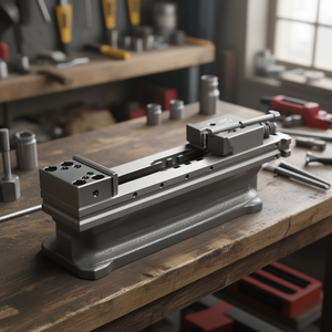 TTAKE Modular Vise With Fixed Jaws 200mm Length For Precision Workbench Use - Product Image 3