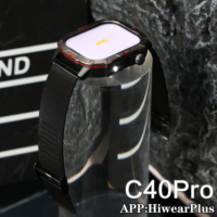 Montre connectée pour homme C40 Pro, écran tactile complet de 2,19 pouces pour répondre aux appels, suivi du sommeil, suivi de la forme physique IP67, Android, extérieur
