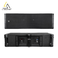 Sistem Line Array Aktif Tiga Jalur LS500 Neodymium Dual 12 Inch 8000W Peak Pro Audio Speaker Line Array Outdoor Berkualitas Tinggi