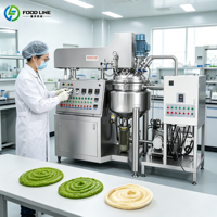 Machine d'émulsification sous vide automatique à cisaillement élevé pour crèmes et lotions cosmétiques