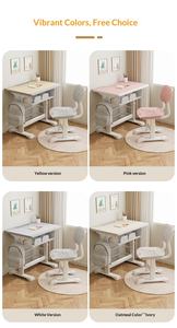 Ensemble bureau et chaise réglables pour enfants, étudiants, apprentissage à domicile, salle de classe, espace d'étude - Product Image 2