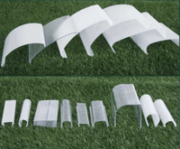 Couvercle de lumière LED en acrylique pour éclairage intérieur Extrusion de type Modling en plastique découpé sur mesure