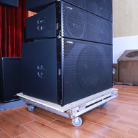 Juego completo de altavoces profesionales para escenario, sistema de sonido profesional para dj, con líneas de alimentación de 10 pulgadas