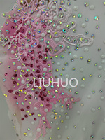 LIUHUO Justaucorps de gymnastique rythmique pour filles grande taille vêtements de danse exotique Enfants Performance Robe de danse pour femmes Costumes personnalisés