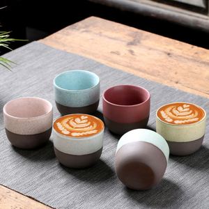 Wsy572 220Ml Custom Logo Printed Drinking Mug Matte Beige Tea <b>Cups</b> Promotion Corporate Activity Business Gift Coffee <b>Cup</b> - Product Image 2