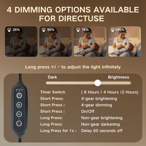 Calentador de <span class=keywords><strong>Cera</strong></span> Eléctrico Decorativo, Lámpara Calentadora de Velas con Fragancia, Altura Ajustable, Temporizador y Luz Regulable - Product Image 6