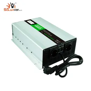 Onduleur 2000W avec chargeur, 12V 24V Dc à Ac 100V 110V 120V 220V 230V 240V, chargeur à onde sinusoïdale Pure hors réseau