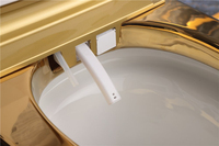 Bidet électrique de luxe doré au sol Commode Salle de bain S Trap Automatic Wc Intelligent Gold Smart Toilet Bowl
