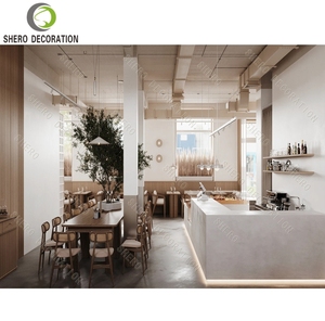 Muebles de Diseño para Cafetería de Lujo Ligero y de Buena Calidad, Estilo Moderno para Cafetería, Diseño de Cafetería de Té - Product Image 2