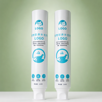 Kemasan ABL Kosong dengan LOGO Custom, Plastik Flip Cap 15-350ml, untuk Suplemen Nutrisi Hewan Peliharaan, Lembaran Dasar Tabung, Pabrik Asli