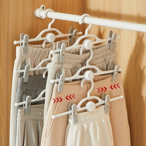 Multi-function Pants Rack Indoor and Outdoor Plastic Dehumidifying Sachet Pants Rack Plastic <b>Hangers</b> for Clothes - Product Image 5