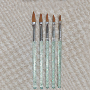 Ensemble de 5 pinceaux à points en plastique écologiques pour nail art, pour la peinture et la sculpture de fleurs, outils de manucure de qualité supérieure - Product Image 5