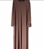 Hochwertiger Maßgefertigter Jersey-Stoff Khimaar mit Unterkleid-Design Damen Abaya Khimar Set Hijab für Muslime Niederlande