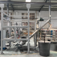 Déchargeur de sacs jumbo DZJX, station de déchargement de sacs de grande taille pour usine de fabrication, acier inoxydable/acier au carbone, puissance 1,5-3 kW