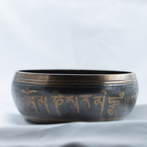Ciotola di rame tibetana fatta a mano dell'himalaya di nuovo arrivo ciotola di canto tibetana di alta qualità e martellata per la meditazione di Yoga calmante - Product Image 2