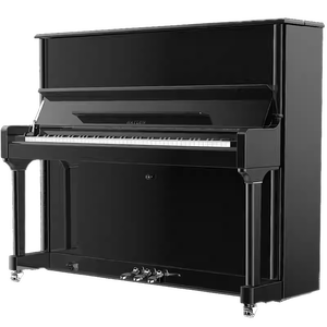 El Piano Vertical Negro Hailun H-5p es un Piano Elegante y Sofisticado, Adecuado para Amantes de la Música, Piano de Concierto de Tamaño Mediano H-5p - Product Image 4