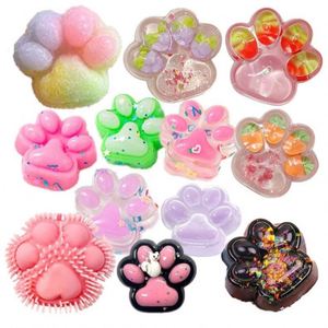 Custom Printed <b>Cat</b> Paw Kawaii <b>Squishy</b> Stress Ball Slow Rising Mochi Texture for 5 to 7 Years Bulk Orders - Product Image 6