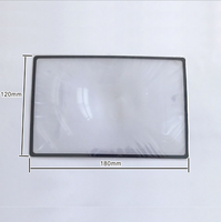 180*120mm PVC Fresnel Lens Magnifier for Reading