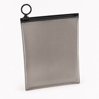 Pochette zippée en PVC givré personnalisée pour chargeur de batterie externe, câble, écouteurs, rangement portable, sac zippé en PVC pour électronique grand public