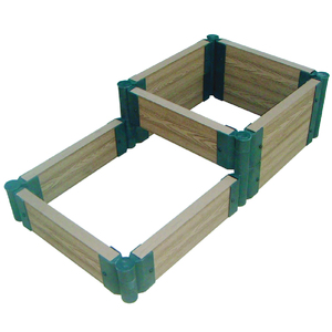 Support de jardinière de fleurs décoratif <span class=keywords><strong>en</strong></span> composite de bois et plastique de jardin personnalisé Jardinière <span class=keywords><strong>en</strong></span> acier corten avec treillis - Product Image 4