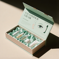 Boîtes d'emballage rigides magnétiques personnalisées pour produits de soin de la peau, cosmétiques, emballages cadeaux en papier avec fermeture magnétique pliable