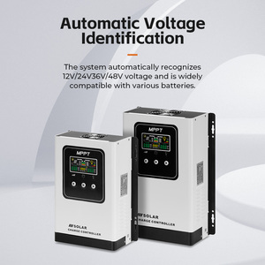 Controlador MPPT Automático de 80A 12V/24V/48V, Potencia Máxima de PV de 5200W, Voltaje Máximo de PV de 250V para Radio <span class=keywords><strong>Evangélica</strong></span> - Product Image 3