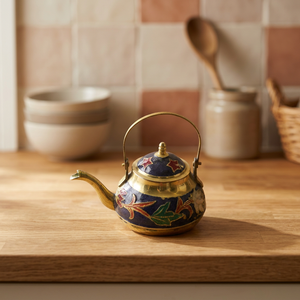 Théière en laiton massif - Product Image 1