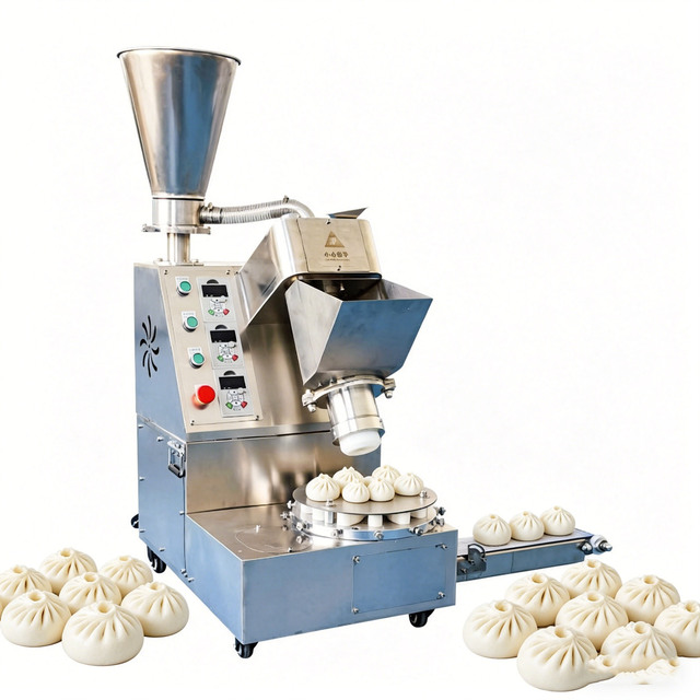 Stainless Steel Tabletop Nepali Momo Machine Steam Bun Making Machine Automatic Baozi Making Machine