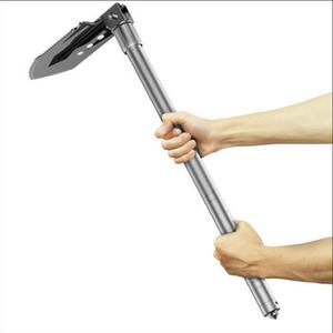 サバイバルショベル折りたたみ多目的キャンプショベルハイキングバックパックガーデンディグホールガーデニングツール - Product Image 4