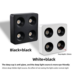 Foco LED de Alta Calidad, Antideslumbrante, para Interiores, Decorativo, para Sala de Estar de Hotel, Montaje en Superficie COB, 10w 20w 30w 40w - Product Image 2