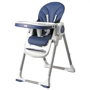 Chaise haute pour bébé, pliable et réglable, idéale pour la salle à manger, vente en gros, 2021