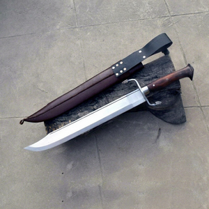 Cuchillo de Caza con Mango de Madera, Hoja de Acero al Carbono con Punta Caída, Grado Industrial, Juego de Cuchillas Individuales, Garantía OEM de 3 Años - Product Image 1