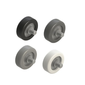 Rodamiento recubierto de caucho MISUMI GLLB 602 de acero con rosca externa estándar para maquinaria industrial - Product Image 2