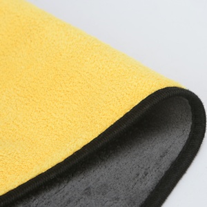 Serviette de séchage automobile professionnelle en microfibre tissée 30x40 cm 1200 gsm, super absorbante, séchage rapide, chiffon à boucles double torsion pour le nettoyage - Product Image 4