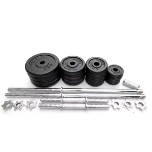 <span class=keywords><strong>Vente</strong></span> flash : Ensemble d'haltères réglables <span class=keywords><strong>de</strong></span> 50 kg, équipement <span class=keywords><strong>de</strong></span> fitness pour la salle <span class=keywords><strong>de</strong></span> sport, haltères en fonte avec <span class=keywords><strong>poids</strong></span> libres, musculation - Product Image 2