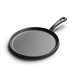 Padella per <span class=keywords><strong>Pizza</strong></span> rotonda in ghisa da 10 pollici perfetta per frittelle, pizze e Quesadillas - Product Image 5