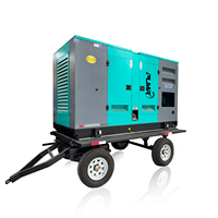 Generatore Diesel da 20kW Tipo Rimorchio, Sistema Insonorizzato, Generatore Diesel Silenzioso per Alimentazione di Backup
