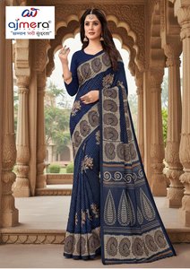 Elegant Designer Printed Cotton <b>Sarees</b> for Women Trendy Style with Premium Comfort for Office, Daily & Festive Wear - Product Image 6